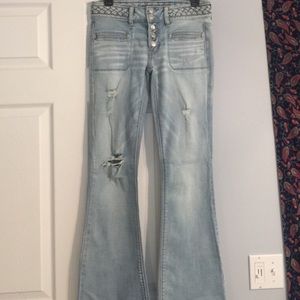 American Eagle Boho Artist Jeans